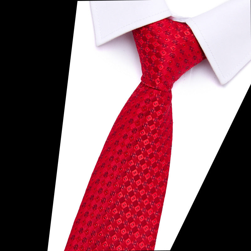 Men's Business Tie Wear Professional Suit Polyester Yarn