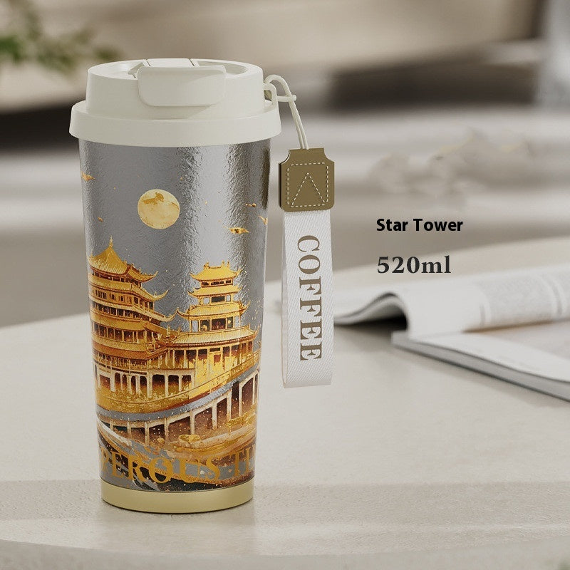 Pure Titanium Coffee Mug Car Decoration For Men