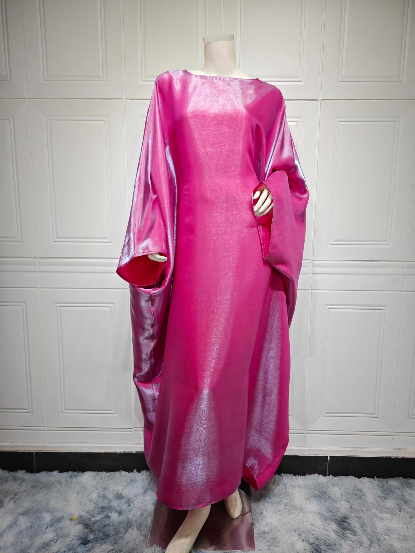 Summer Middle East Fashion Fil-Lumiere Satin Waist Dress