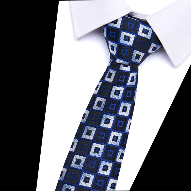 Men's Business Tie Wear Professional Suit Polyester Yarn