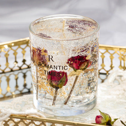 Flower Jelly Wax Essential Oil Aromatherapy Candle