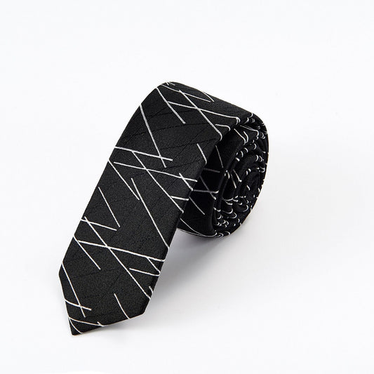 Spot  Black Male Hand Hitting Style Men's Casual Business Tie Customization