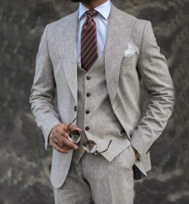 Business Casual Suit Three-piece Suit Men