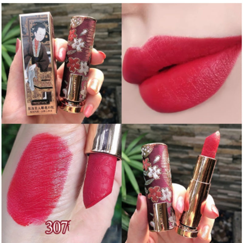 Carved Lipstick Set Matte Moisturizing Lipstick