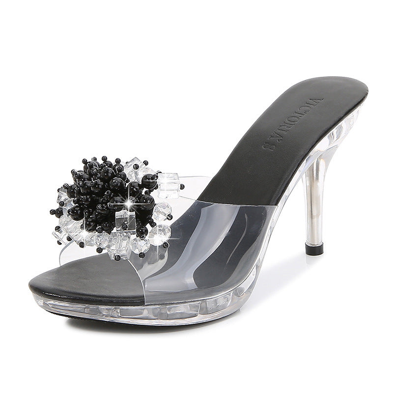 New Slippers High Heels Women Summer Wild Summer Women