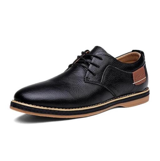 Men's British casual business tie shoes