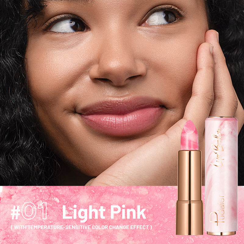 Marble Lip Balm Moisturizing And Nourishing Fade