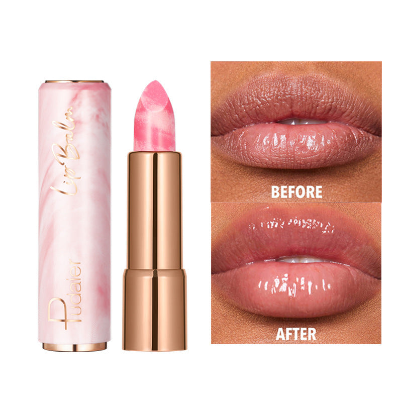 Marble Lip Balm Moisturizing And Nourishing Fade