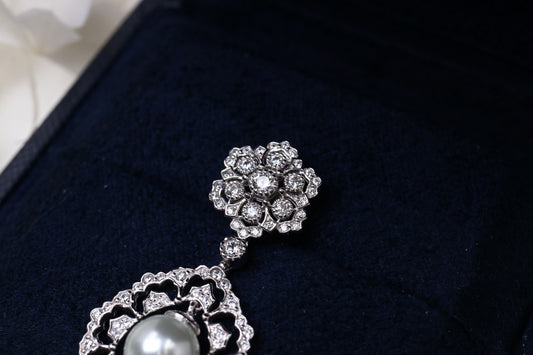 Light Luxury 925 Silver Shell Bead Pendant Necklace