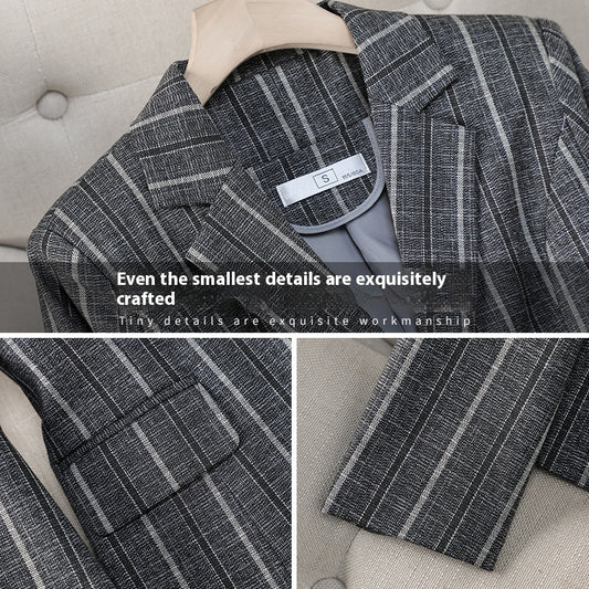 Women's Spring And Autumn Small Retro Elegant High-grade Casual Fashionable Suit