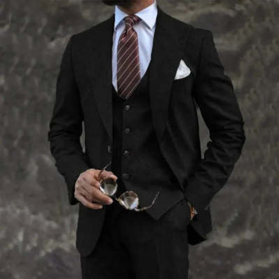 Business Casual Suit Three-piece Suit Men
