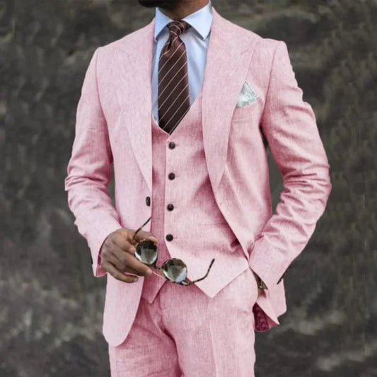 Business Casual Suit Three-piece Suit Men