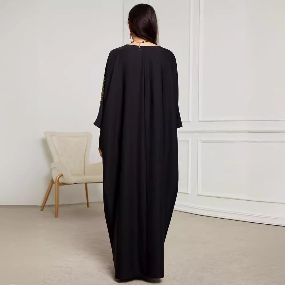 Fashionable Elegant Blouse Embroidered Dress