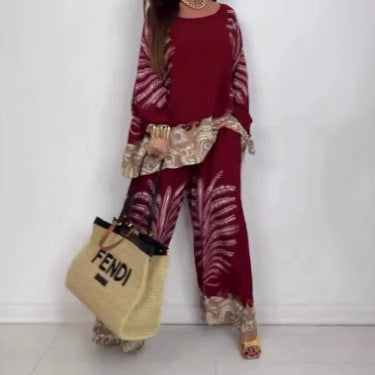 Turkey Hot-selling Floral-print Leisure Suit