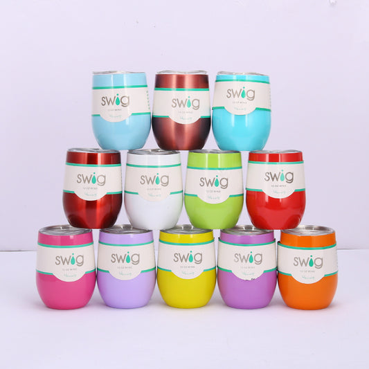 Swig Eggshell Cup 12oz Stainless Steel Mug
