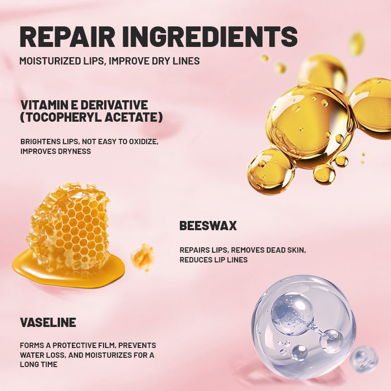 Marble Lip Balm Moisturizing And Nourishing Fade