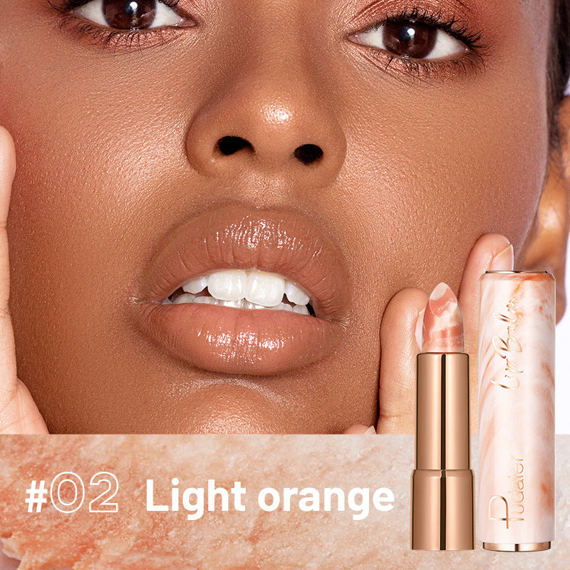 Marble Lip Balm Moisturizing And Nourishing Fade