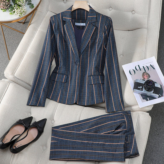 Women's Spring And Autumn Small Retro Elegant High-grade Casual Fashionable Suit