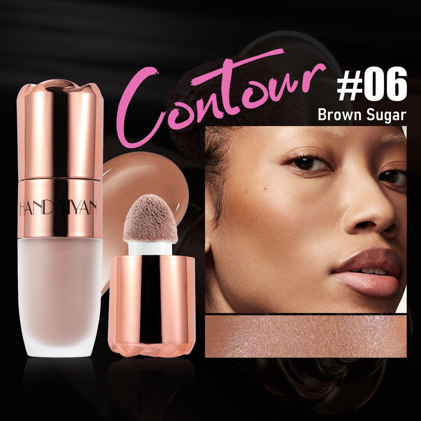 Highlighter Repair 8-color Three-dimensional Easy To Apply
