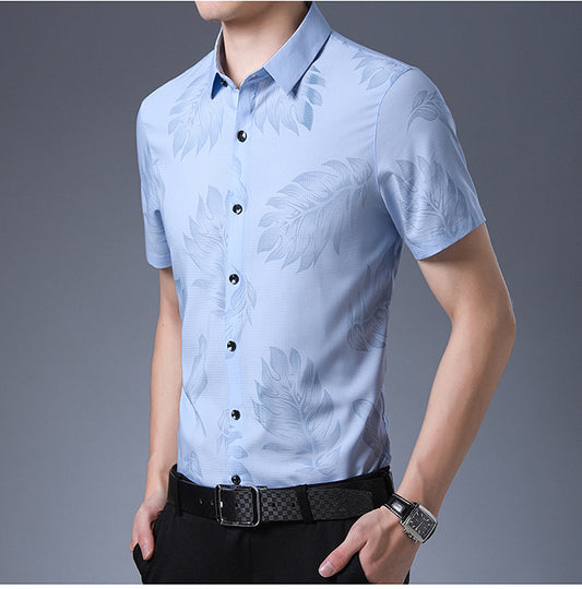 Men's business short sleeve shirt
