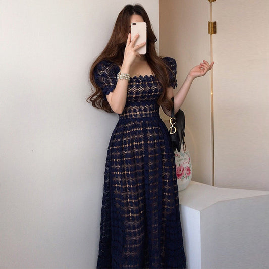 Ladies Fashion Personality Summer Lace Dress