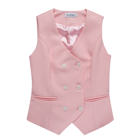 Fashion Temperament Suit Suit Women Jacket Three-piece Vest